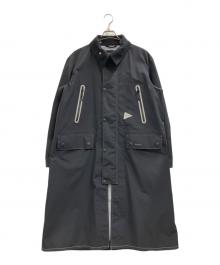 Barbour×and wander（バブアー×アンドワンダー）の古着「レインコート」｜ブラック