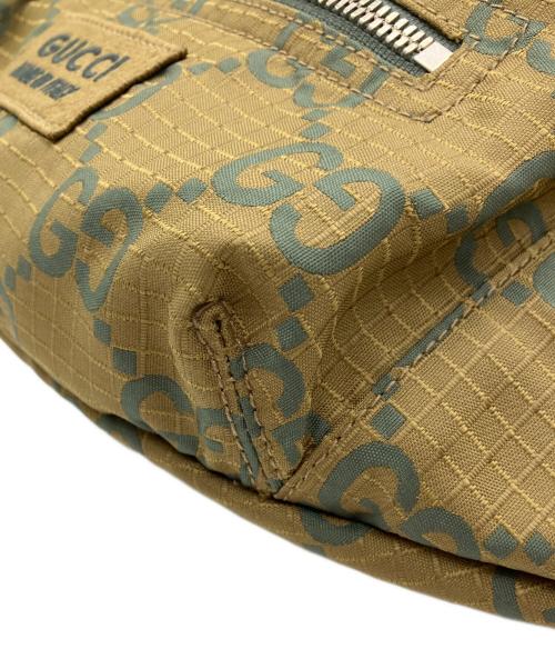 GUCCI（グッチ）GUCCI (グッチ) リップストックナイロンベルトバッグ カーキの古着・服飾アイテム