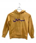 SUPREMEシュプリーム）の古着「Supreme　Arabic Logo Hooded Sweatshirt」｜イエロー