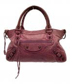 BALENCIAGAバレンシアガ）の古着「BALENCIAGA　ハンドバッグ」｜ピンク