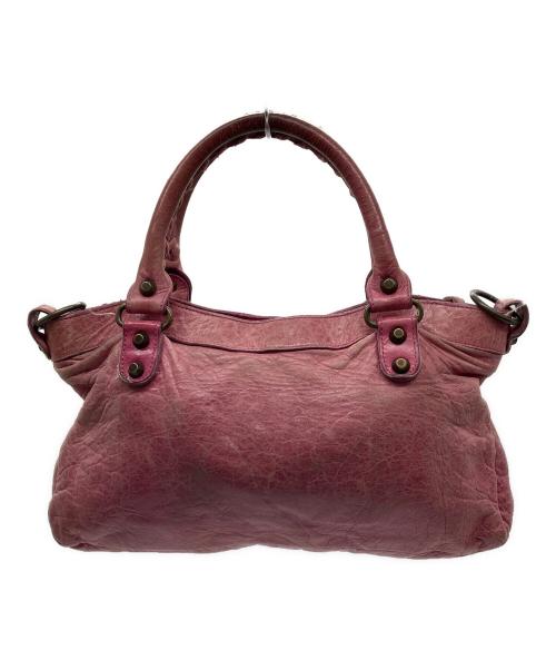 BALENCIAGA（バレンシアガ）BALENCIAGA (バレンシアガ) BALENCIAGA　ハンドバッグ ピンクの古着・服飾アイテム