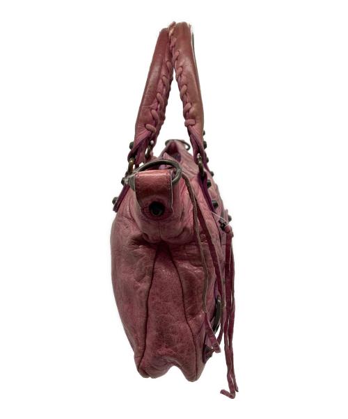 BALENCIAGA（バレンシアガ）BALENCIAGA (バレンシアガ) BALENCIAGA　ハンドバッグ ピンクの古着・服飾アイテム