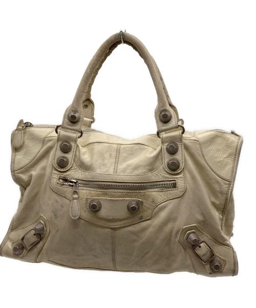 BALENCIAGA（バレンシアガ）BALENCIAGA (バレンシアガ) BALENCIAGA　ハンドバッグ ホワイトの古着・服飾アイテム
