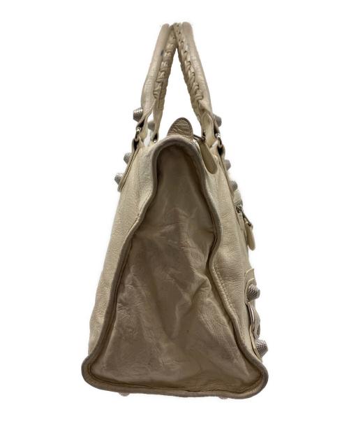 BALENCIAGA（バレンシアガ）BALENCIAGA (バレンシアガ) BALENCIAGA　ハンドバッグ ホワイトの古着・服飾アイテム