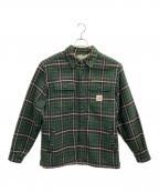 CarHarttカーハート）の古着「CarHartt　裏ボアジャケット」｜グリーン