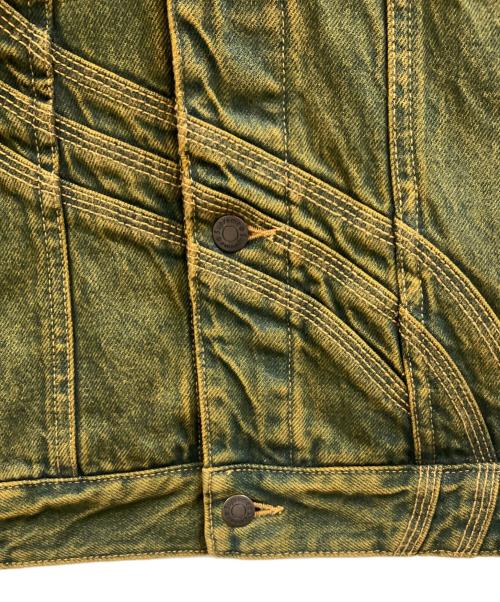 SUPREME（シュプリーム）SUPREME (シュプリーム) Supreme　Logo Denim Trucker Jacket カーキ サイズ:Mの古着・服飾アイテム