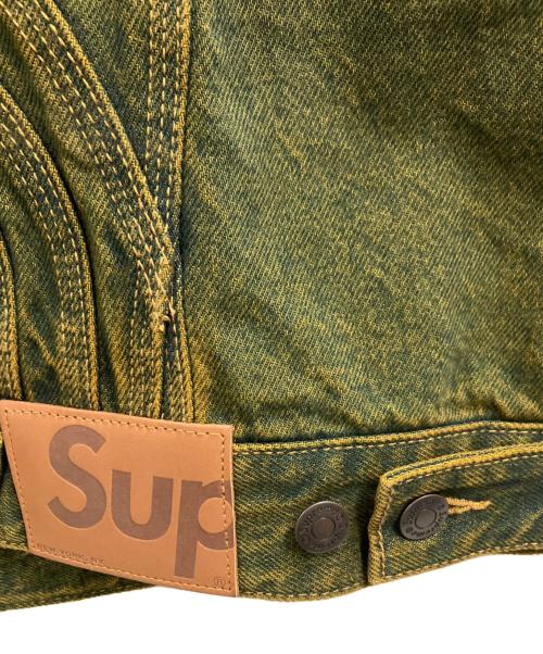 SUPREME（シュプリーム）SUPREME (シュプリーム) Supreme　Logo Denim Trucker Jacket カーキ サイズ:Mの古着・服飾アイテム