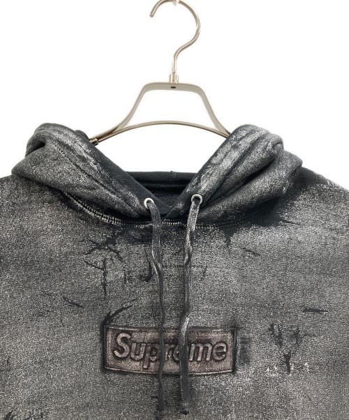 SUPREME（シュプリーム）SUPREME (シュプリーム) MM6 Maison Margiela (エムエムシックスメゾンマルジェラ) Supreme　Foil Box Logo Hooded Sweatshirt ブラック サイズ:Sの古着・服飾アイテム