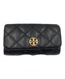 TORY BURCH（トリーバーチ）の古着「TORY BURCH　チェーンショルダーウォレット」｜ブラック