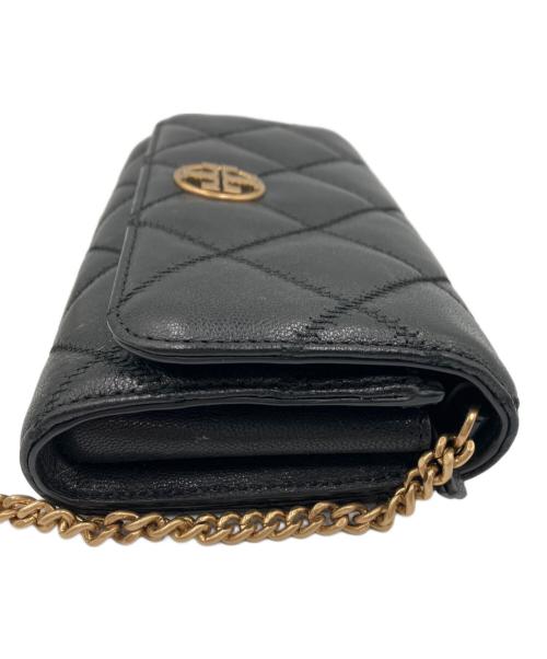 TORY BURCH（トリーバーチ）TORY BURCH (トリーバーチ) TORY BURCH　チェーンショルダーウォレット ブラックの古着・服飾アイテム