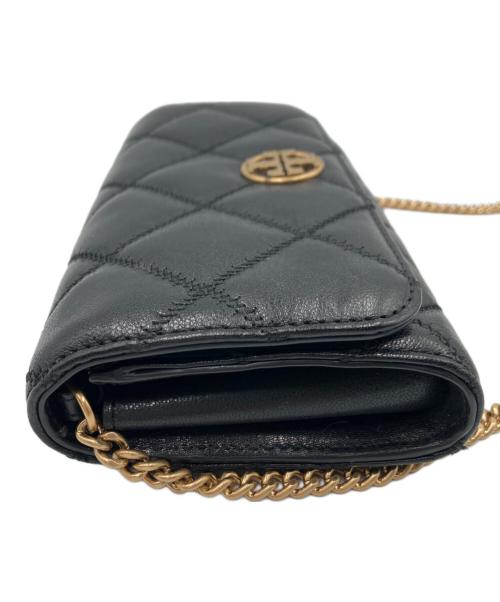 TORY BURCH（トリーバーチ）TORY BURCH (トリーバーチ) TORY BURCH　チェーンショルダーウォレット ブラックの古着・服飾アイテム