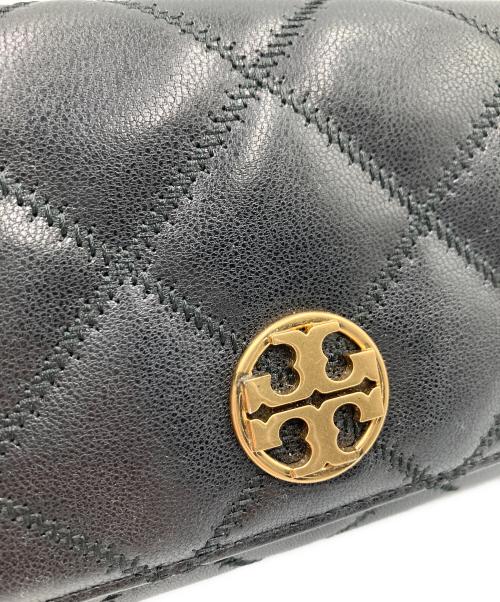 TORY BURCH（トリーバーチ）TORY BURCH (トリーバーチ) TORY BURCH　チェーンショルダーウォレット ブラックの古着・服飾アイテム