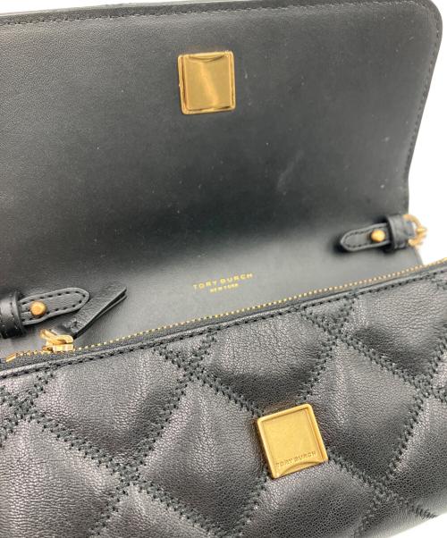 TORY BURCH（トリーバーチ）TORY BURCH (トリーバーチ) TORY BURCH　チェーンショルダーウォレット ブラックの古着・服飾アイテム