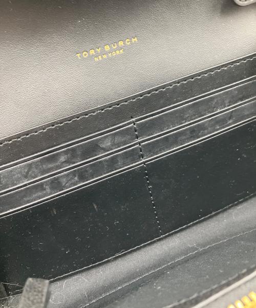 TORY BURCH（トリーバーチ）TORY BURCH (トリーバーチ) TORY BURCH　チェーンショルダーウォレット ブラックの古着・服飾アイテム