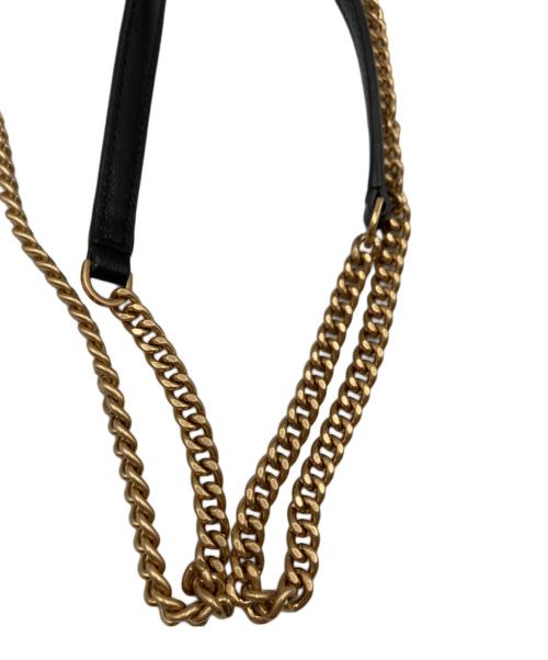 TORY BURCH（トリーバーチ）TORY BURCH (トリーバーチ) TORY BURCH　チェーンショルダーウォレット ブラックの古着・服飾アイテム