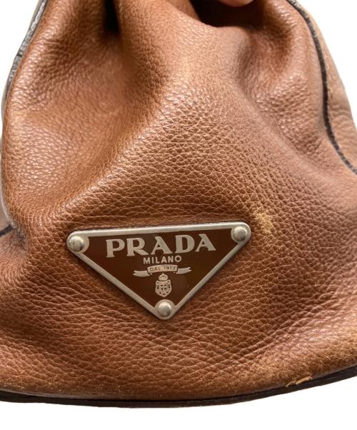 PRADA（プラダ）PRADA (プラダ) PRADA　ワンショルダーバッグ ブラウンの古着・服飾アイテム