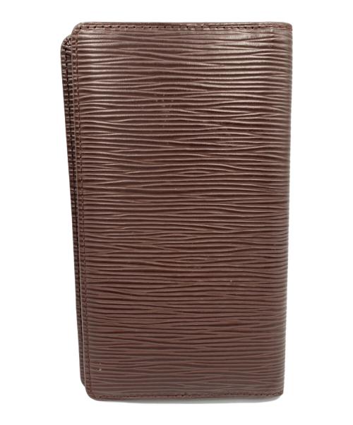LOUIS VUITTON（ルイ ヴィトン）LOUIS VUITTON (ルイ ヴィトン) LOUIS VUITTON　アジェンダ・ポッシュ　手帳カバー ブラウンの古着・服飾アイテム