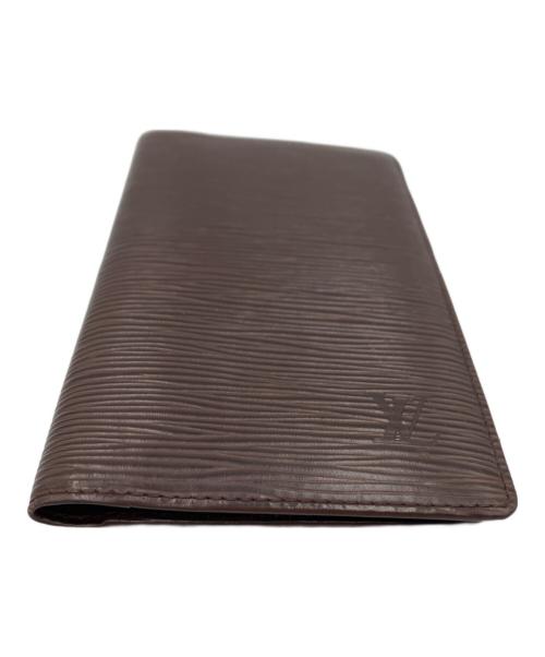 LOUIS VUITTON（ルイ ヴィトン）LOUIS VUITTON (ルイ ヴィトン) LOUIS VUITTON　アジェンダ・ポッシュ　手帳カバー ブラウンの古着・服飾アイテム