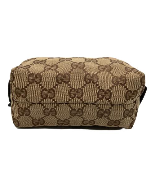 GUCCI（グッチ）GUCCI (グッチ) GUCCI　コスメポーチ ベージュの古着・服飾アイテム