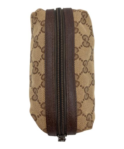 GUCCI（グッチ）GUCCI (グッチ) GUCCI　コスメポーチ ベージュの古着・服飾アイテム