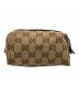 GUCCI (グッチ) GUCCI　コスメポーチ ベージュ：12000円
