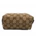 中古・古着 GUCCI (グッチ) GUCCI　コスメポーチ ベージュ：12000円