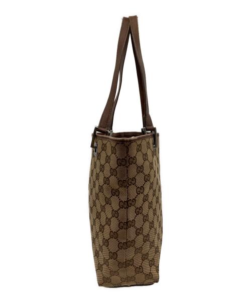 GUCCI（グッチ）GUCCI (グッチ) GUCCI　GGキャンバストートバッグ ベージュの古着・服飾アイテム