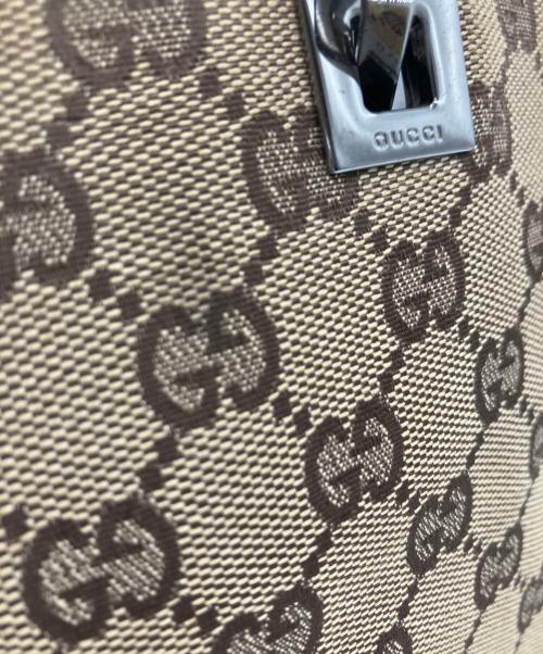 GUCCI（グッチ）GUCCI (グッチ) GUCCI　GGキャンバストートバッグ ベージュの古着・服飾アイテム
