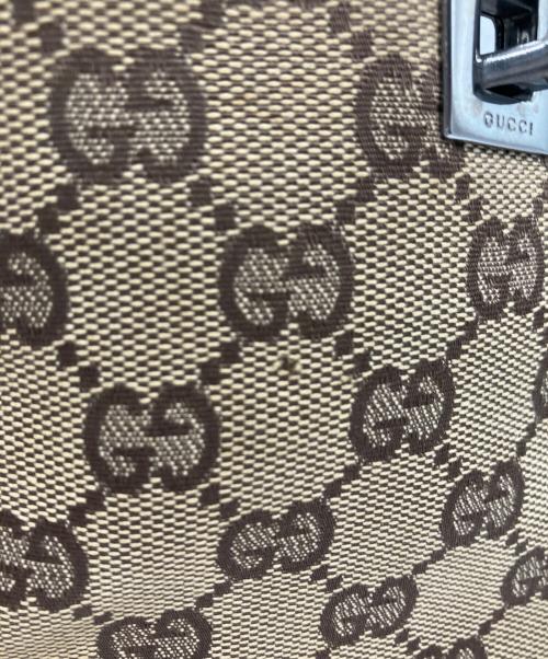 GUCCI（グッチ）GUCCI (グッチ) GUCCI　GGキャンバストートバッグ ベージュの古着・服飾アイテム