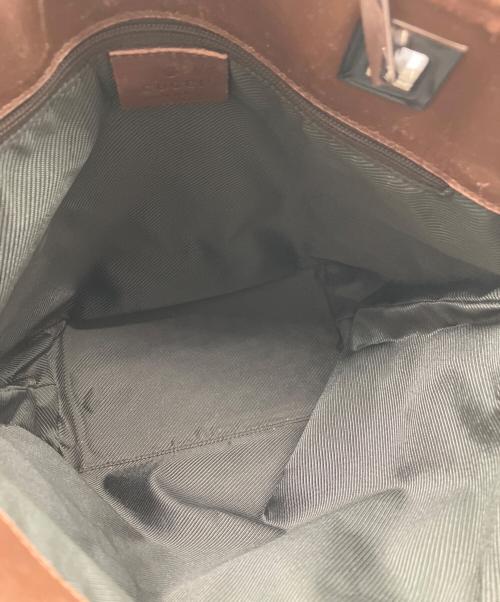 GUCCI（グッチ）GUCCI (グッチ) GUCCI　GGキャンバストートバッグ ベージュの古着・服飾アイテム