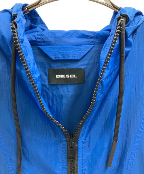 DIESEL（ディーゼル）DIESEL (ディーゼル) DIESEL ナイロンジャケット ブルー サイズ:Lの古着・服飾アイテム