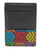 GUCCIグッチ）の古着「GUCCI　カードケース」｜ブラック