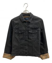 BURBERRY（バーバリー）の古着「BURBERRY　デニムジャケット」｜ブラック