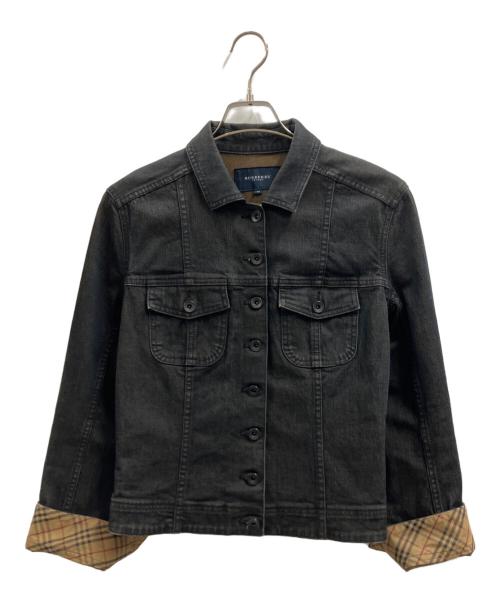 BURBERRY（バーバリー）BURBERRY (バーバリー) BURBERRY　デニムジャケット ブラック サイズ:40の古着・服飾アイテム