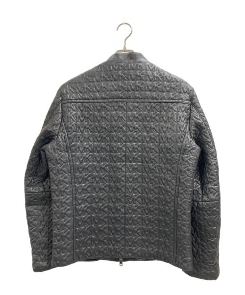 MICHAEL KORS（マイケルコース）MICHAEL KORS (マイケルコース) ラムレザージャケット ブラック サイズ:Sの古着・服飾アイテム