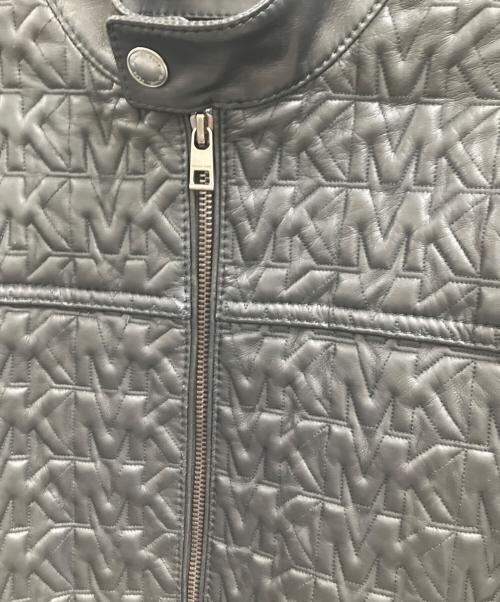 MICHAEL KORS（マイケルコース）MICHAEL KORS (マイケルコース) ラムレザージャケット ブラック サイズ:Sの古着・服飾アイテム