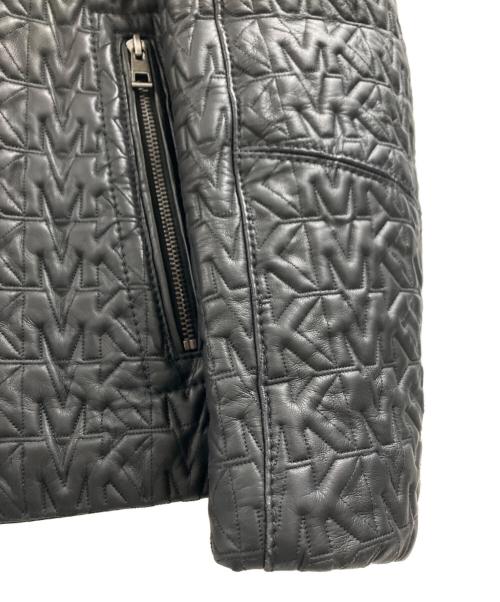 MICHAEL KORS（マイケルコース）MICHAEL KORS (マイケルコース) ラムレザージャケット ブラック サイズ:Sの古着・服飾アイテム