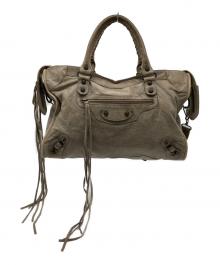 BALENCIAGA（バレンシアガ）の古着「BALENCIAGA　2WAYバッグ」｜ベージュ