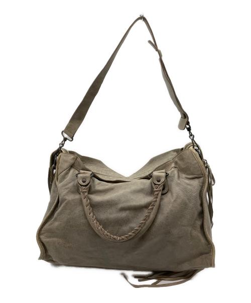 BALENCIAGA（バレンシアガ）BALENCIAGA (バレンシアガ) BALENCIAGA　2WAYバッグ ベージュの古着・服飾アイテム