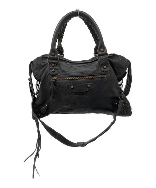 BALENCIAGA（バレンシアガ）BALENCIAGA (バレンシアガ) BALENCIAGA　2WAYバッグ ブラックの古着・服飾アイテム