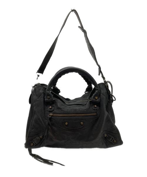 BALENCIAGA（バレンシアガ）BALENCIAGA (バレンシアガ) BALENCIAGA　2WAYバッグ ブラックの古着・服飾アイテム