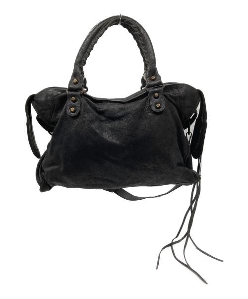 BALENCIAGA（バレンシアガ）BALENCIAGA (バレンシアガ) BALENCIAGA　2WAYバッグ ブラックの古着・服飾アイテム