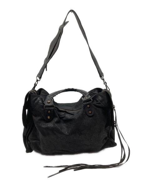 BALENCIAGA（バレンシアガ）BALENCIAGA (バレンシアガ) BALENCIAGA　2WAYバッグ ブラックの古着・服飾アイテム