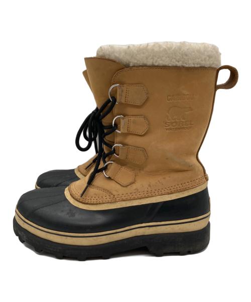 SOREL（ソレル）SOREL (ソレル) SOREL　カリブー スノーブーツ ブラウン×ブラック サイズ:27㎝の古着・服飾アイテム