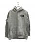 THE NORTH FACE（ザ ノース フェイス）の古着「Back Half Dome Hoodie」｜グレー