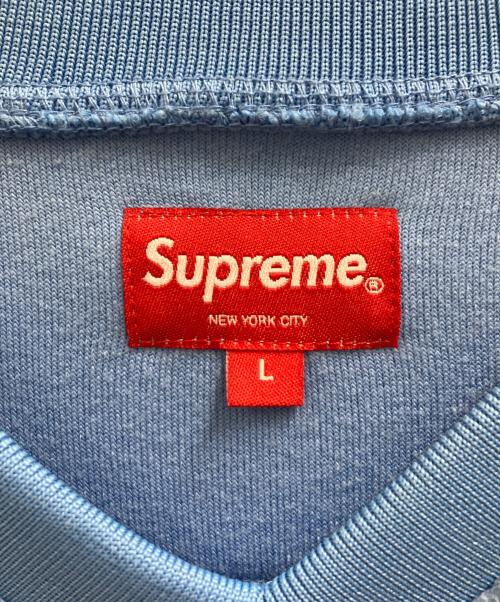 SUPREME（シュプリーム）SUPREME (シュプリーム) Velour Football Jersey ブルー サイズ:Lの古着・服飾アイテム