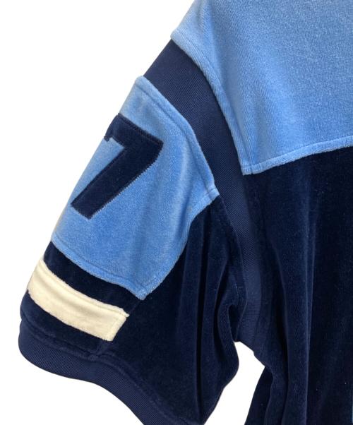 SUPREME（シュプリーム）SUPREME (シュプリーム) Velour Football Jersey ブルー サイズ:Lの古着・服飾アイテム