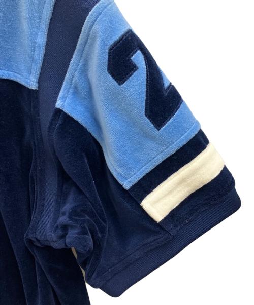 SUPREME（シュプリーム）SUPREME (シュプリーム) Velour Football Jersey ブルー サイズ:Lの古着・服飾アイテム