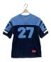 SUPREME（シュプリーム）の古着「Velour Football Jersey」｜ブルー