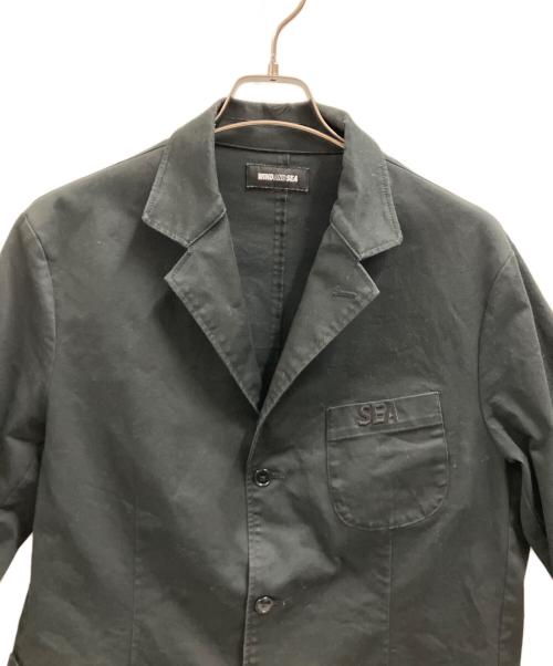 WIND AND SEA（ウィンダンシー）WIND AND SEA (ウィンダンシー) WIND AND SEA　ワークジャケット ブラック サイズ:Mの古着・服飾アイテム
